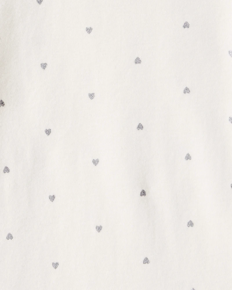 Baby Girl 3-Piece Heart Print Pullover Set