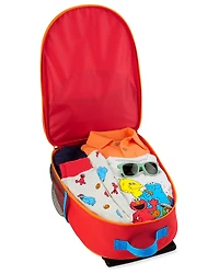 Sesame Street Toddler Kids Carry-On Rolling Luggage - Elmo