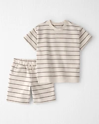 Kid 2-Piece Organic Cotton Striped Set