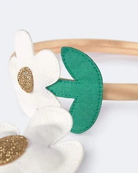 Toddler Girl Flower Headband & Wand Set