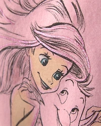 Toddler Girl Disney© Ariel Fleece Pullover Sweatshirt - Pink