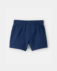Baby Boy French Terry Shorts - Blue