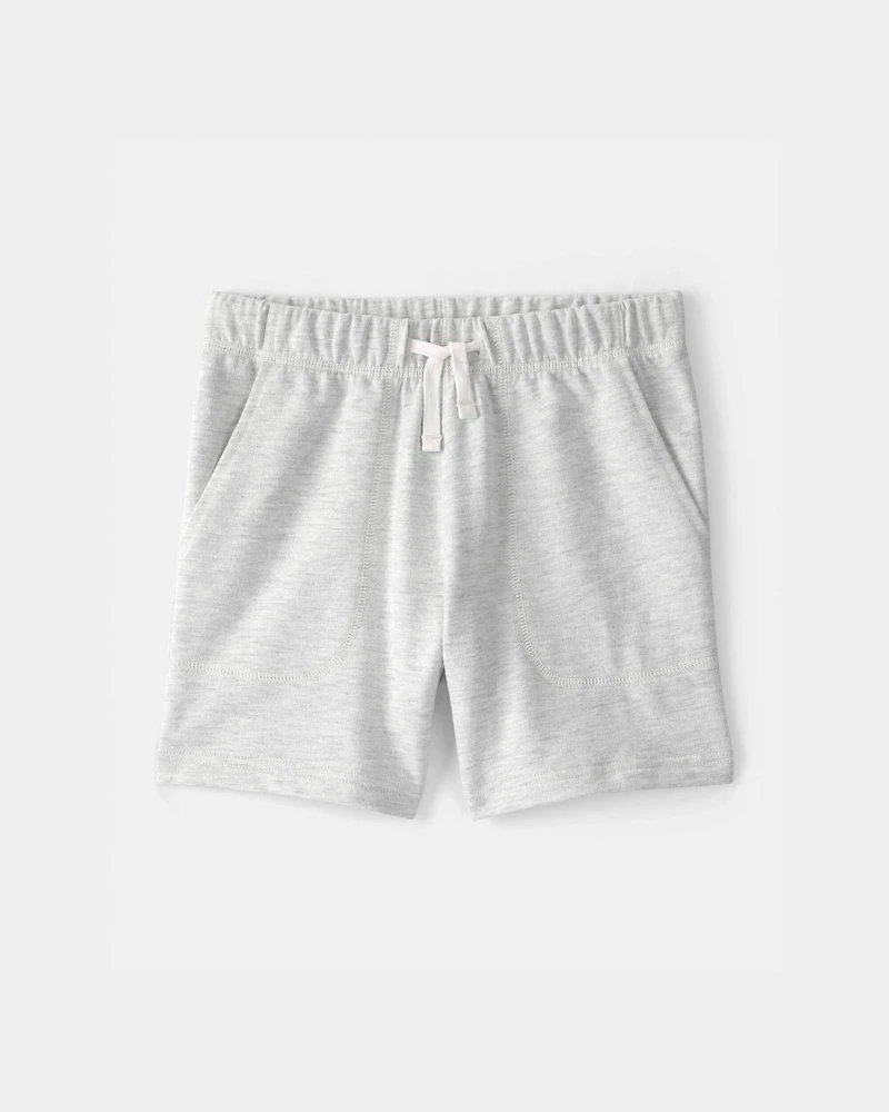 Boys French Terry Shorts - Grey