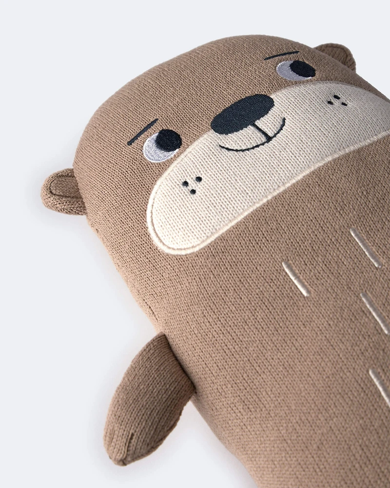 Toddler Otter Plush - Mocha Brown