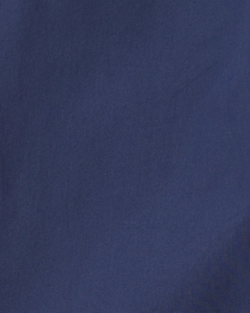 Boys Canvas Pull-On Pants - Navy