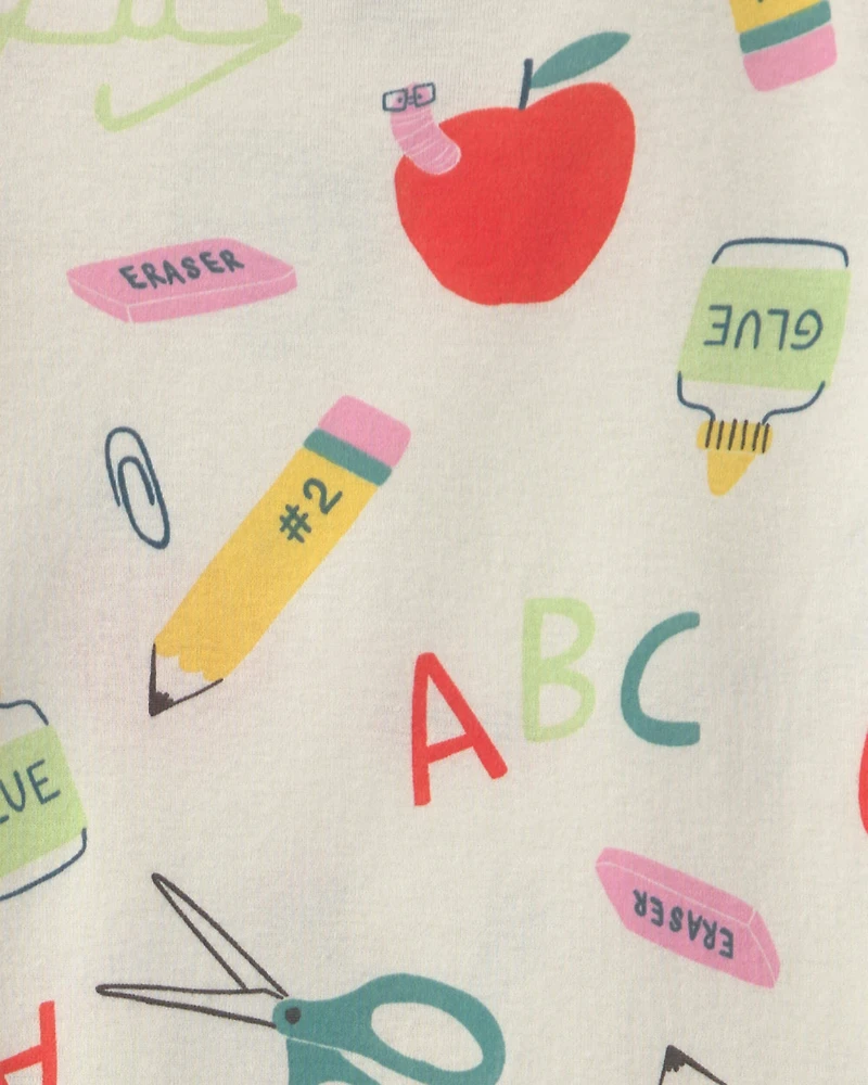 Kids 2-Piece School Pyjama Set