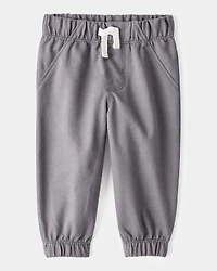 Baby 2-Piece Striped Polo Bodysuit & Pull-On Pant Set