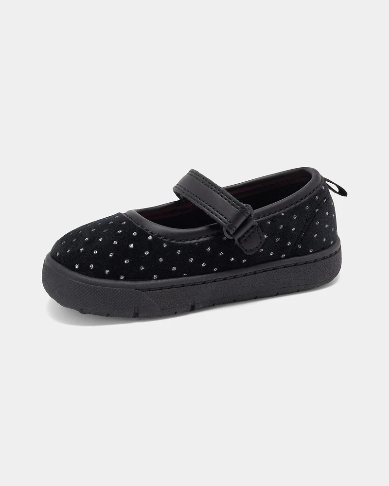 Baby Girl Every Step® First Walker Dress Shoes - Black