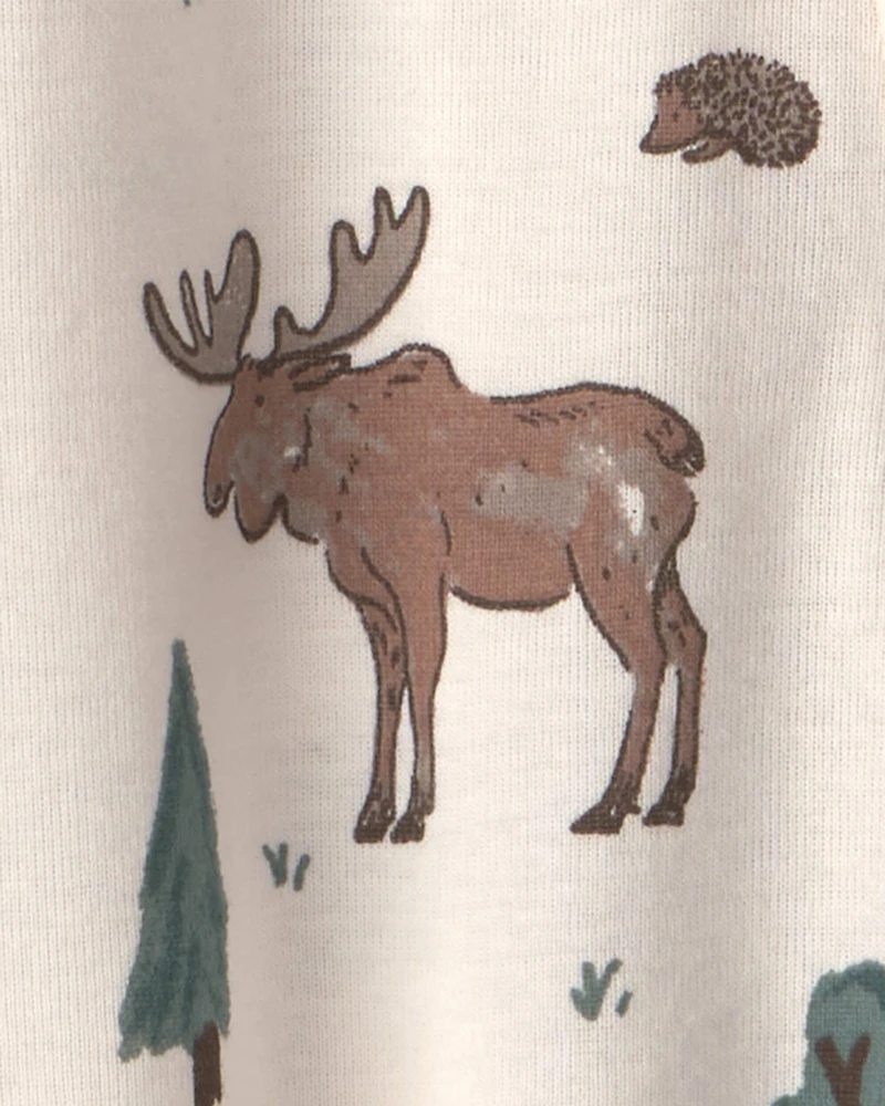 Baby Organic Cotton Sleeper Woodland Creatures