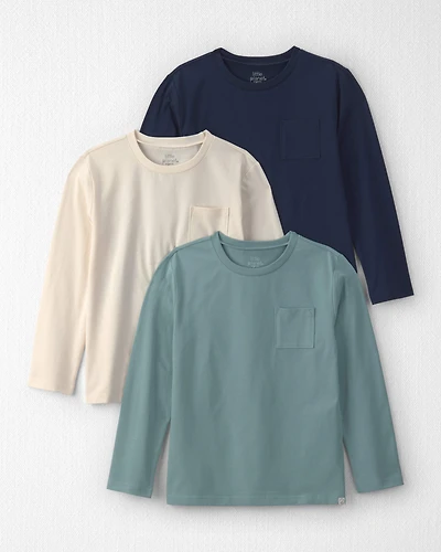 Boys 3-Pack Organic Cotton Tops