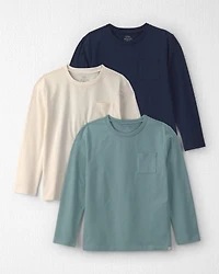 Boys 3-Pack Organic Cotton Tops