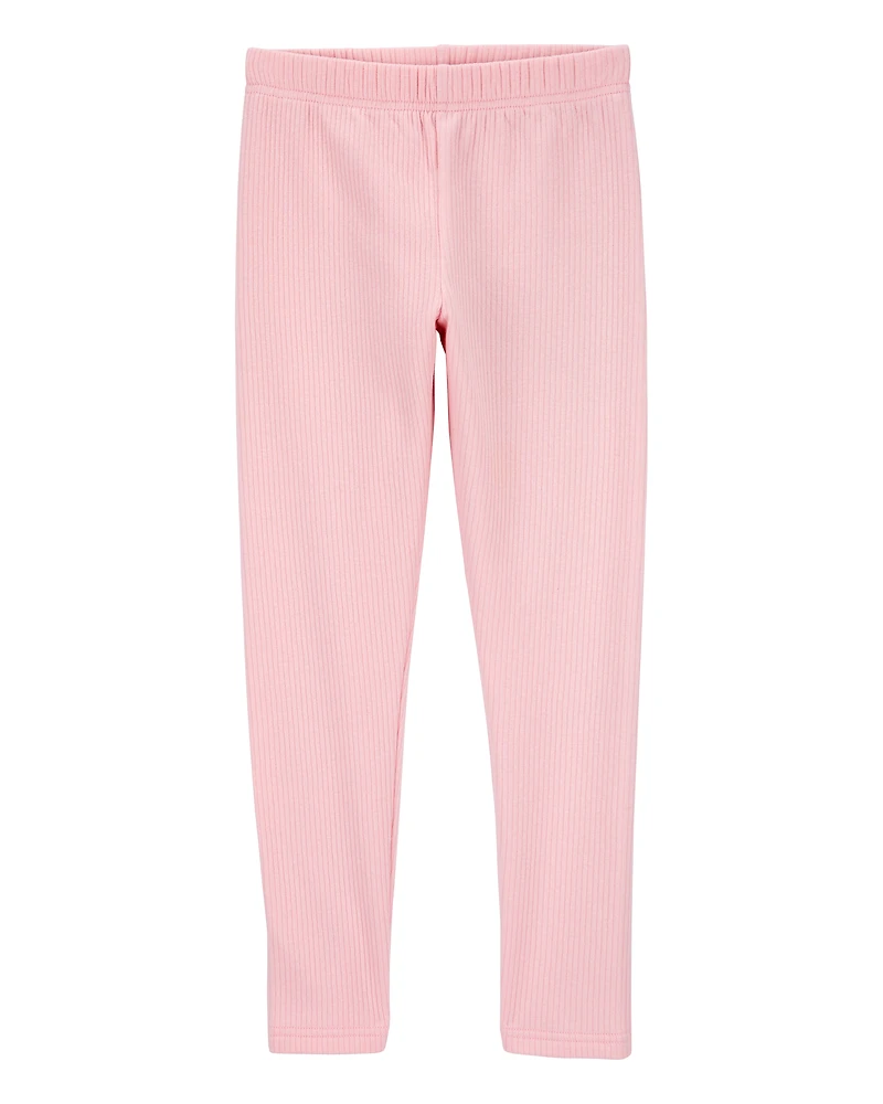 Kid Cozy Ribbed Leggings