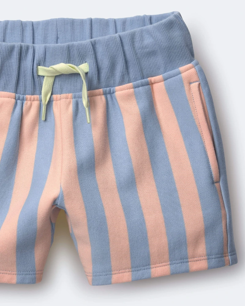 Toddler City Park™ Short Stripes - Blue/Pink