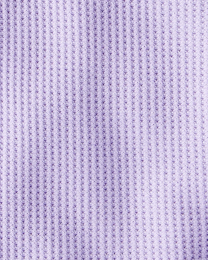 Baby Girl Paint Print PurelySoft Pull-On Pants - White/Purple