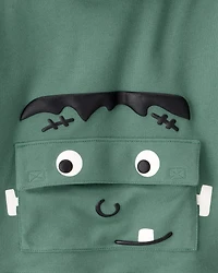 Toddler Boy Halloween Frankenstein Pullover Hoodie