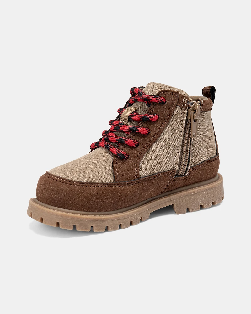 Toddler Boy Fashion Boots - Brown