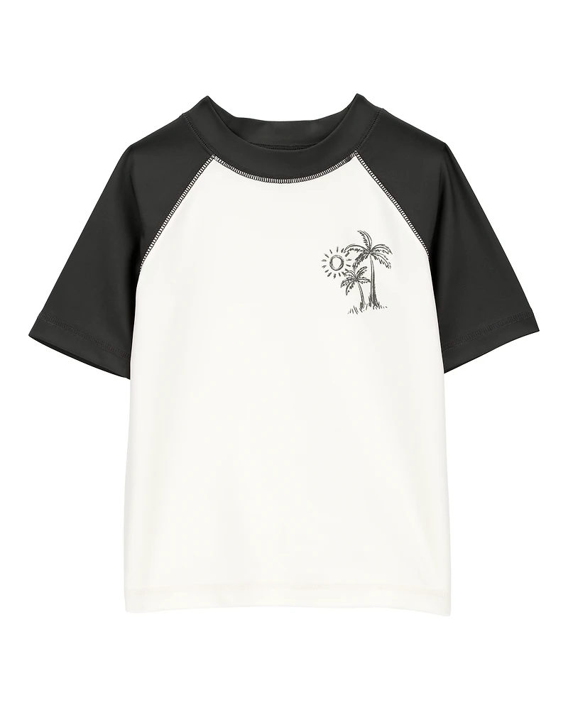 Toddler Boy Palm Tree Rashguard
