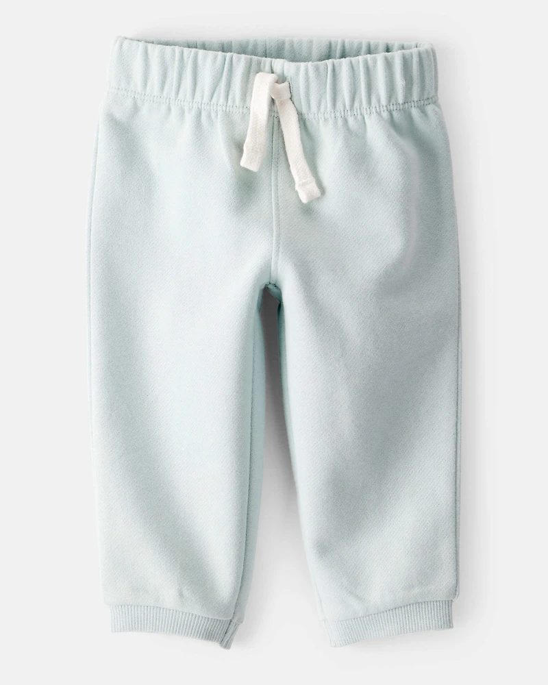 Baby Cotton Pull-On Pants - Blue