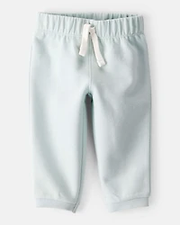 Baby Cotton Pull-On Pants - Blue