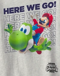Boys Nintendo Super Mario Graphic Tee - Grey