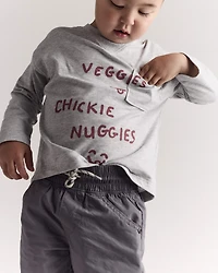 Toddler Boy Dart Pant - Grey