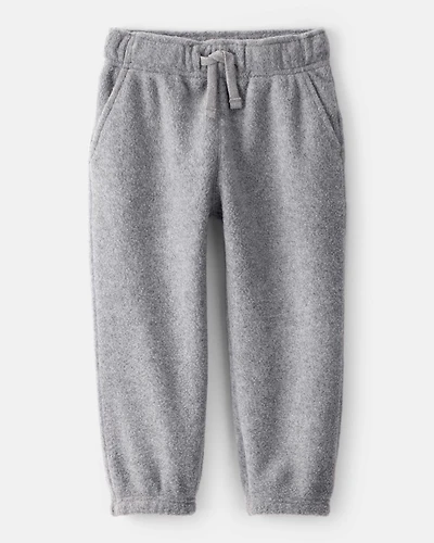 Toddler Boy Fleece Joggers - Grey