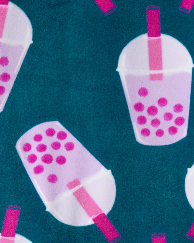 Girls Boba Tea DreamPlush Snug Fit 2-Piece Pyjamas