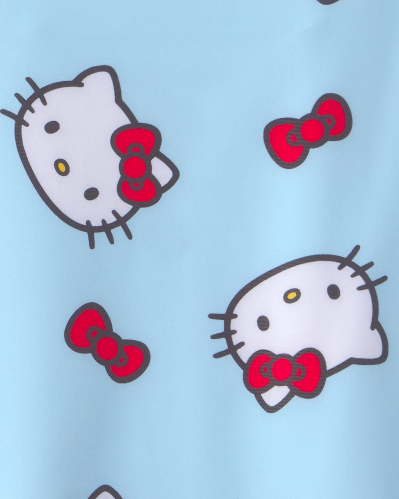 Girls 1-Piece Hello Kitty® Swimsuit - Blue