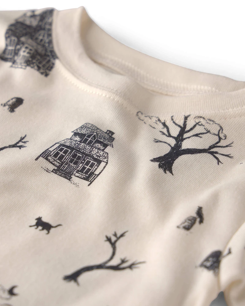 Baby 2-Piece Organic Cotton Pajamas Spooky Landscape