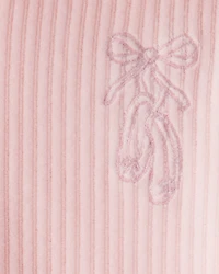 Baby 2-Piece Ballerina Hoodie & Pant Set - Pink