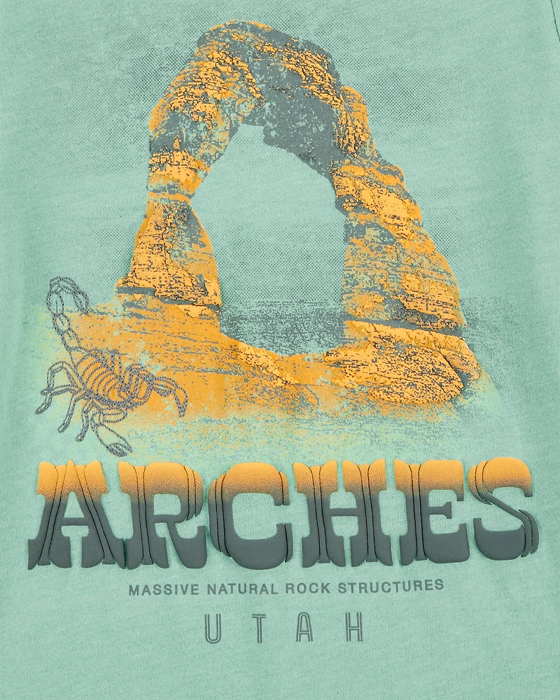 Kid Arches Short-Sleeve Graphic Tee - Green