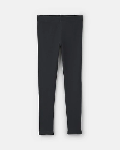 Girls Pull-On Stretch Rib Leggings