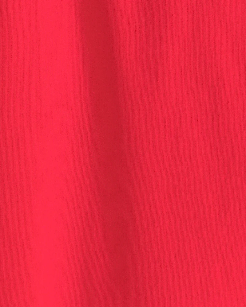 Boys Henley Tee - Red