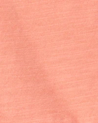 Baby Girl 2-Pack Beach Print Cotton Bubble Rompers - Orange/Ivory