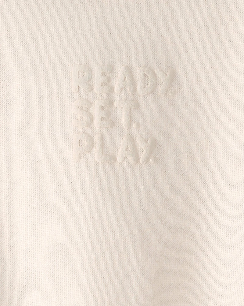 Baby French Terry Pullover Sweatshirt - Cream