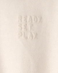 Baby French Terry Pullover Sweatshirt - Cream