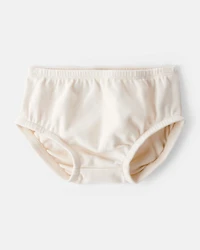 Baby Girl 2-Piece Floral Motif Sherpa Long-Sleeve Dress Set - White/Pink