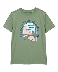 Boys Search For Adventure Short-Sleeve Graphic Tee - Green
