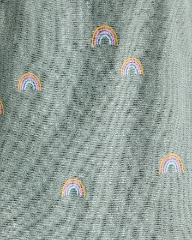 Toddler Organic Cotton Pyjamas Magical Rainbow Print