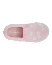 Toddler Slip-On Floral Sneakers - Pink