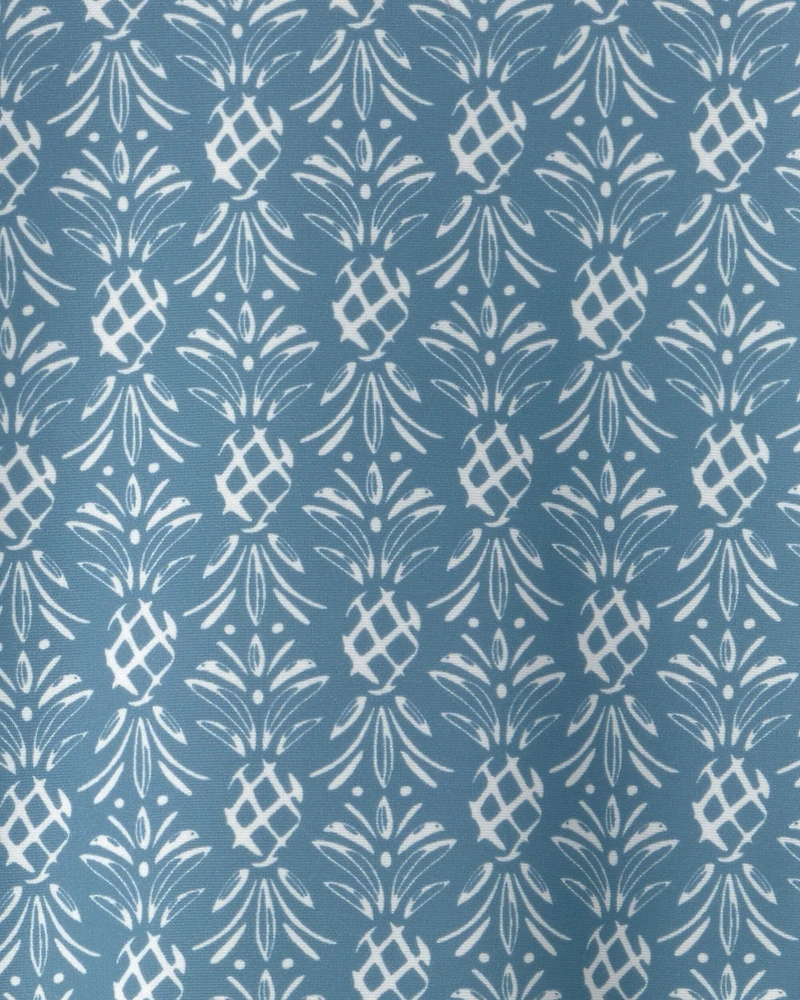 Toddler Girl Recycled Ruffle Swimsuit Bloom Lagoon