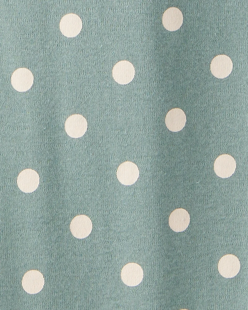 Baby Girl 5-Pack Hearts Print Cotton Multipack Bodysuits