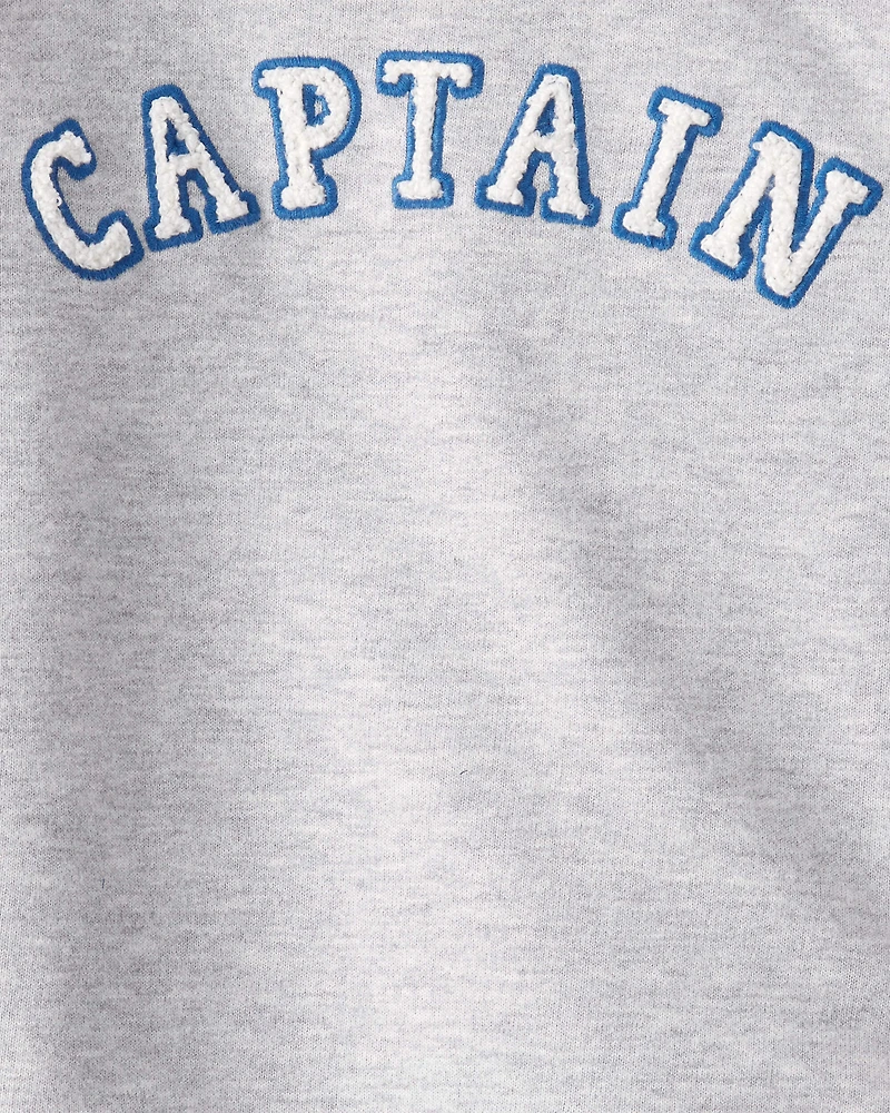 Baby Boy French Terry Long-Sleeve Pullover Sweatshirt