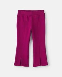 Baby Girl 2-Piece Heart Fleece Long-Sleeve Top & Pant Set - Pink/Red