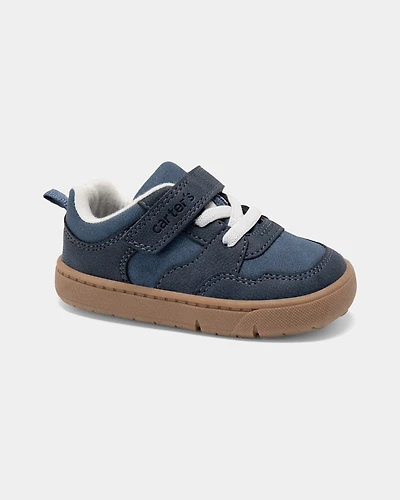 Baby Boy Every Step® First Walker Casual Shoes - Blue/Brown