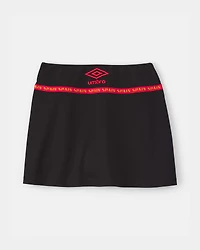 Girls 2-Piece Umbro Spain Soccer Jersey & Skort Set - Red/Yellow/Black