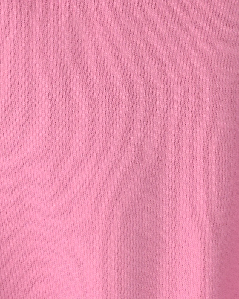 Girls French Terry Hoodie - Pink