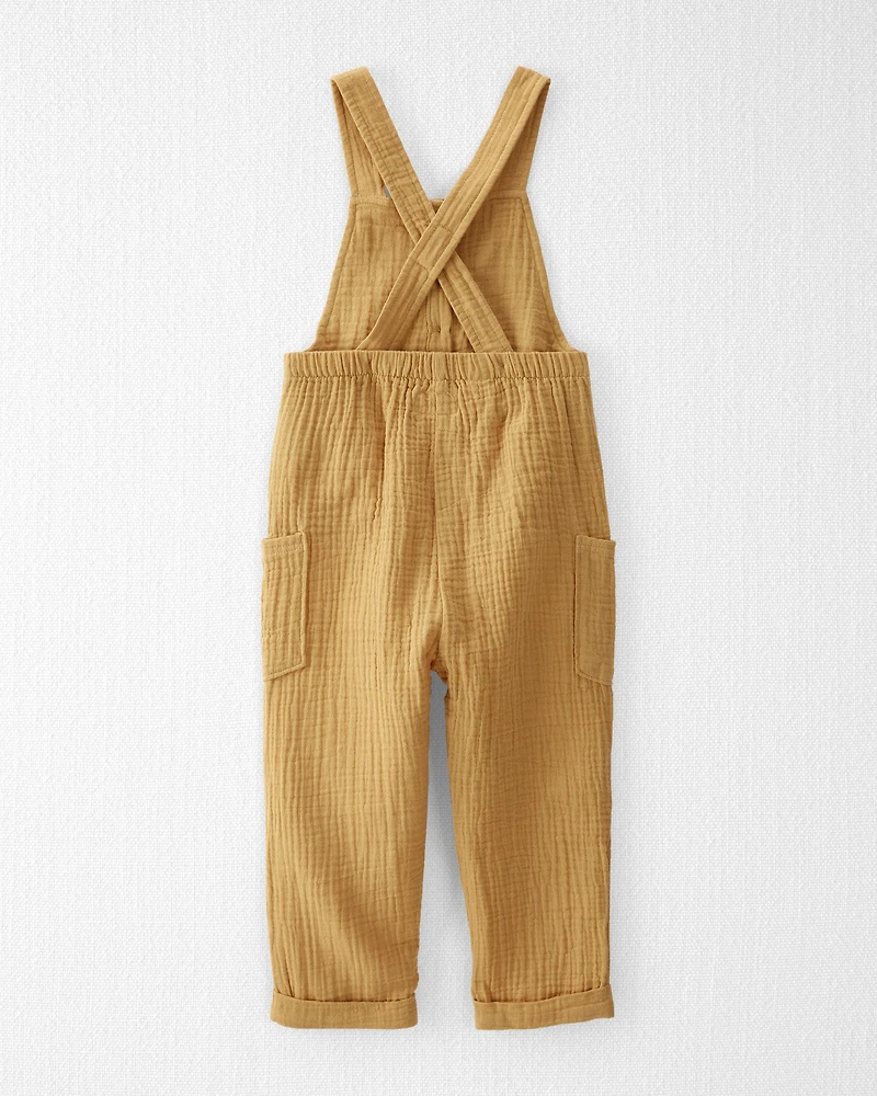 Toddler Organic Cotton Gauze Overalls