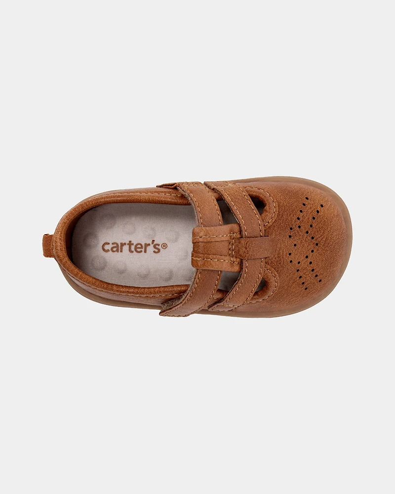 Baby Girl Every Step® First Walker Casual Shoes - Brown