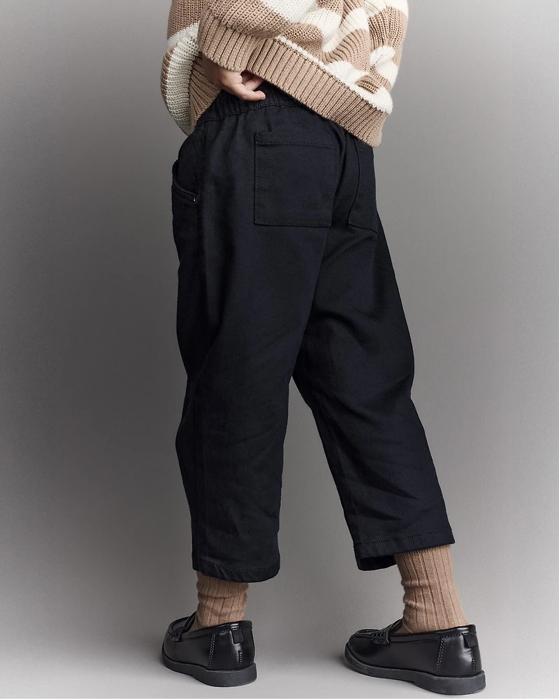 Toddler Barrel Pant - Black